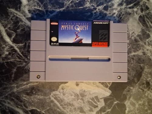 Final Fantasy Mystic Quest SNES Authentic Tested Contacts Cleaned