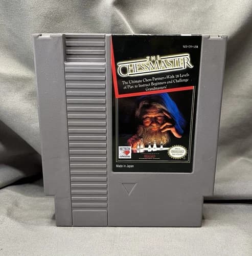 The Chessmaster Nintendo NES 1990 Authentic Chess Puzzle Game Tested Working