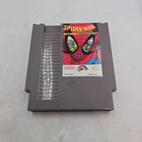 Spider-Man: Return of the Sinister Six Nintendo NES Authentic