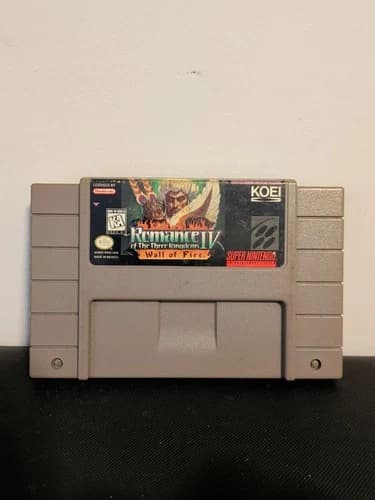 Romance of the Three Kingdoms IV: Wall of Fire (Super Nintendo, 1995)
