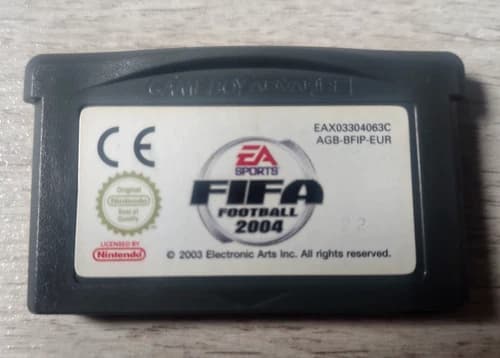 FIFA 2004 | Nintendo Gameboy Advance GBA | Game Cartridge