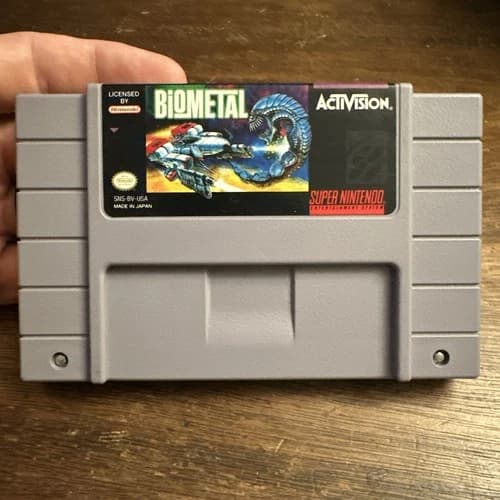 BioMetal (Super Nintendo SNES) Tested - Authentic