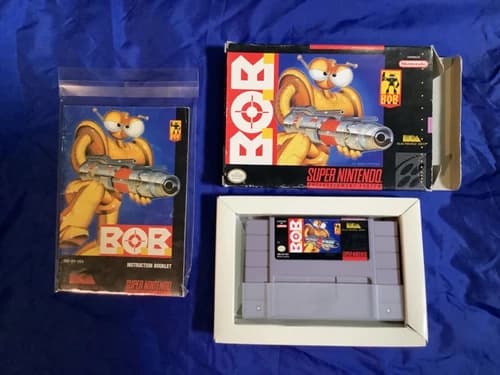 B.O.B. (Super Nintendo, 1993 SNES) CIB *CLEANED and TESTED*
