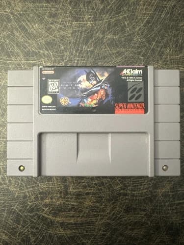 (Cartridge Only/Tested) Batman Forever - SNES Super Nintendo - Authentic