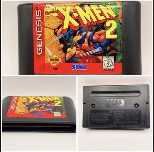 X-Men 2: Clone Wars (Sega Genesis, 1995) Tested Authentic Cart Only