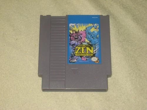 Zem Intergalatic Ninja for NES .Authentic. Clean/Tested Nintendo. MINT! RARE!