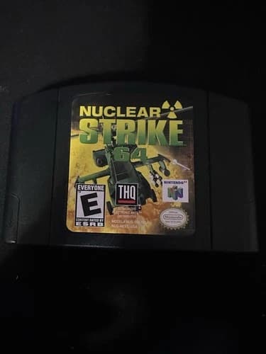 Nuclear Strike 64 Nintendo 64 N64 Tested And Working Authentic