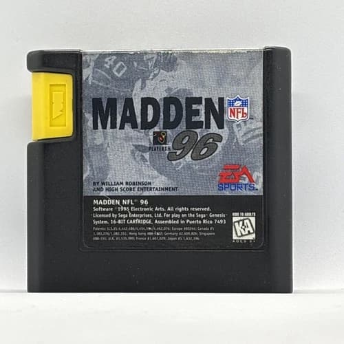 Madden NFL 96 Sega Genesis Cartridge Only