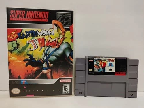Earthworm Jim for the Super Nintendo (SNES)