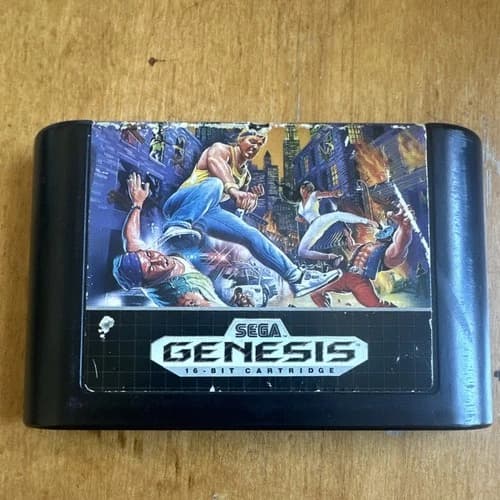 SEGA Streets of Rage Sega Genesis 16-BIT Beat 'Em Up Game Cartridge Only Tested