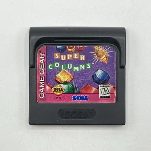 Sega Game Gear Super Columns Authentic Cartridge Only 1995 SGG Tested & Working
