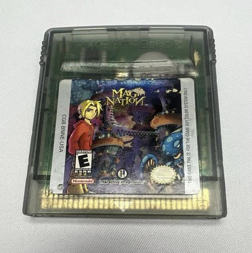 Magi-Nation Nintendo Game Boy Color GBC Magi Nation Tested & Working Authentic