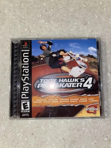 Tony Hawk’s Pro Skater 4 PS1 (PlayStation 1 2002) CIB Complete w/ Manual Tested