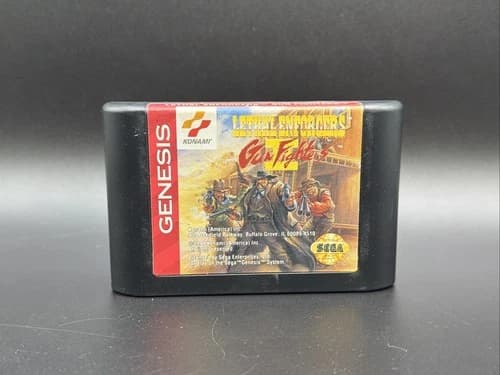 Lethal Enforcers II 2: Gun Fighters (Sega Genesis) Cartridge Only Authentic