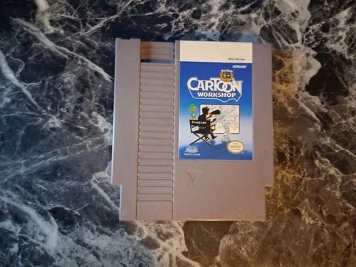 Tiny Toon Adventures Cartoon Workshop Nintendo NES Authentic Tested