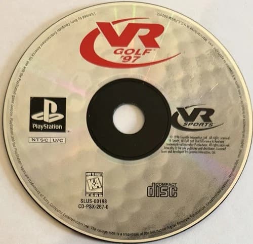 VR Golf '97 (Sony PlayStation 1, PS1) DISC ONLY | NO TRACKING | M1610