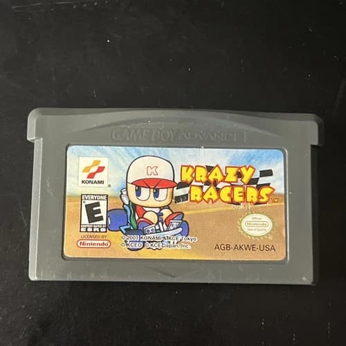 Konami Krazy Racers (Nintendo Game Boy Advance, 2001) - Tested