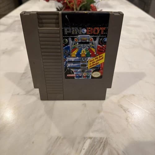 Pin Bot - Nintendo NES Cartridge - Authentic Tested - Game