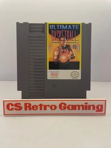 Ultimate Basketball (Nintendo NES) Authentic Cleaned Tested Working
