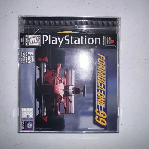 Formula One 99 PlayStation 1 PS1 Complete Reg Card Black Label EXCELLENT
