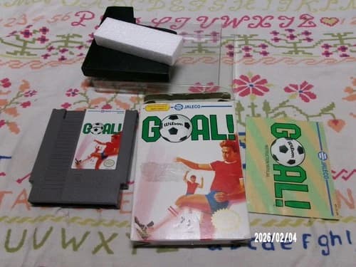 #820 Nintendo NES, Goal! by Jaleco Complete with box, manual, sleeve