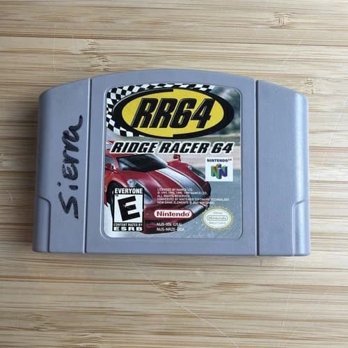 Ridge Racer 64 RR64 Nintendo 64 N64 Authentic Cartridge