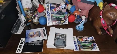 NASCAR Challenge w/ Rumble Pack (Game Boy Color GBC) CIB FREE SHIPPING
