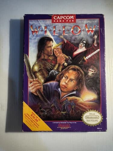 Willow (Nintendo Entertainment System, 1989) Cib Complete In Box