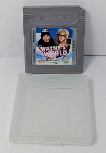 Wayne's World (Nintendo Gameboy, 1993) Authentic - Tested & Working!