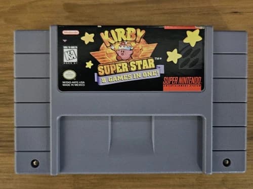 Kirby Super Star SNES Super Nintendo Authentic Cartridge Tested Works