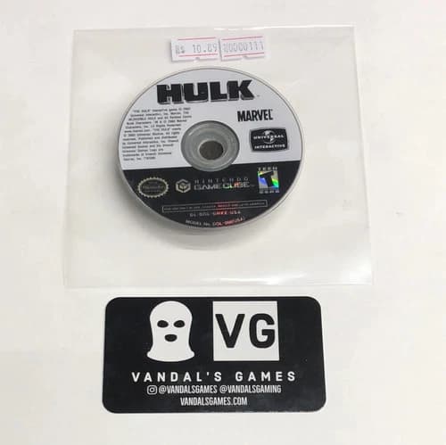 Gamecube - Hulk Nintendo Gamecube Disc Only #111