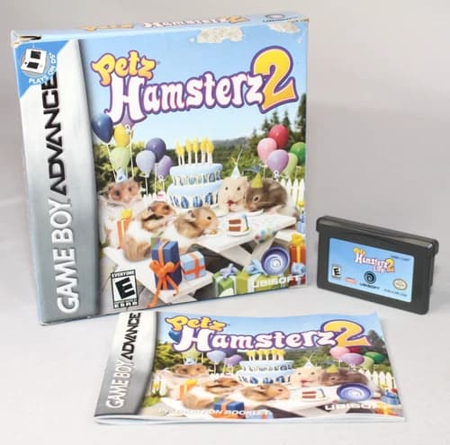 Petz Hamsterz 2 GBA Game Boy Advance Complete CIB Good Condition! Nice!