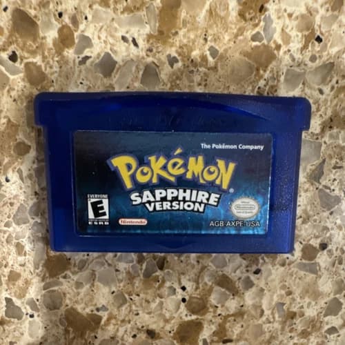 Nintendo Pokémon Sapphire Version Game Boy Advance JRPG E Cartridge Only