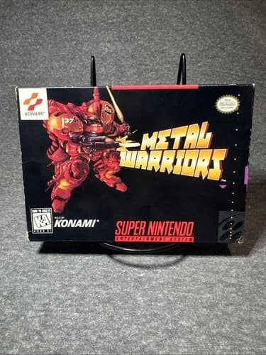 Metal Warriors Super Nintendo Entertainment System SNES CIB