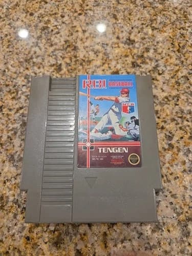 RBI Baseball (Gray Cart) - 1988 NES Nintendo Game - Cart Only -