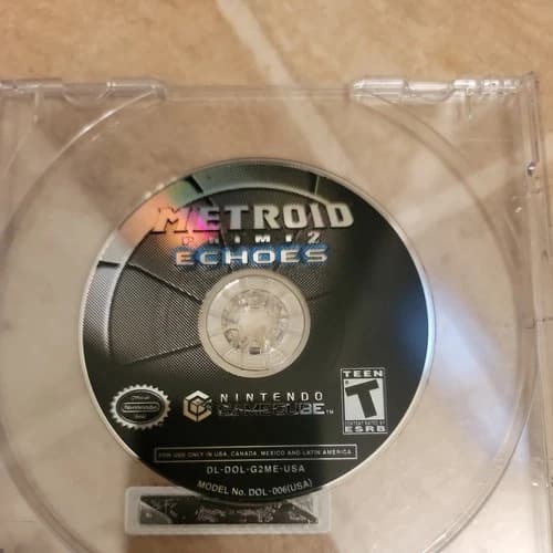 Metroid Prime 2: Echoes (GameCube, 2004) Disc Only