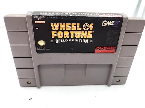 Wheel of Fortune Deluxe Edition (Super Nintendo SNES) Cartridge Only - TESTED