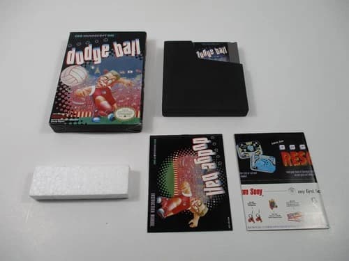 SUPER DODGE BALL Nintendo NES Game Complete In Box Authentic!