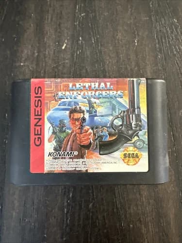 Sega Genesis Game Only Lethal Enforcers