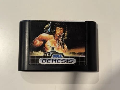 Rambo III for Sega Genesis 1989 Loose Cart Only - Cleaned and Tested