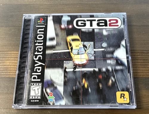Grand Theft Auto 2 GTA 2 - PS1 (Sony PlayStation 1, 1999) Black Label