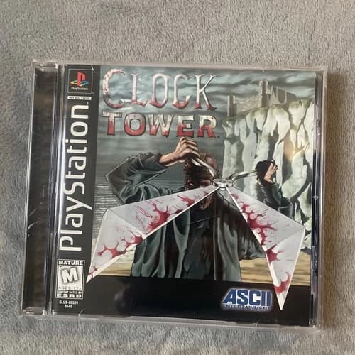Clock Tower 1 PlayStation 1 PS1 Authentic and Tested CIB
