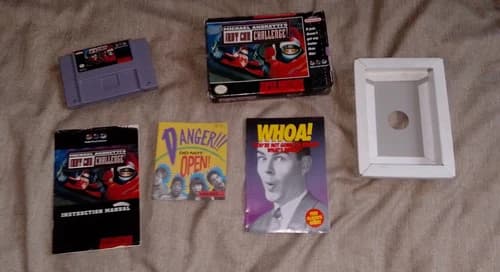 Michael Andretti's Indy Car Challenge Nintendo SNES NTSC USA