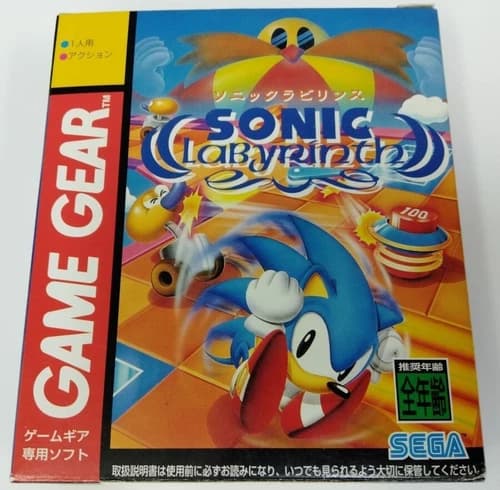 Sega Game Gear Sonic Labyrinth GG W/ box manual