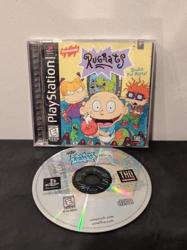 Rugrats: Search for Reptar Playstation 1 PS1 Complete CIB w/Reg Card