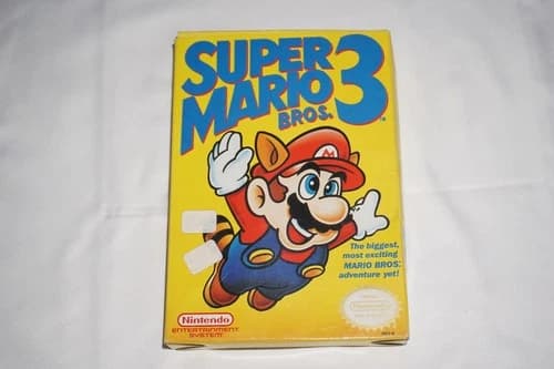 Super Mario Bros 3 (Nintendo NES) Complete in Box CIB