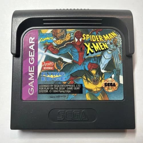 Sega Game Gear - Spider-Man/X-Men: Arcade's Revenge. 1994 Loose
