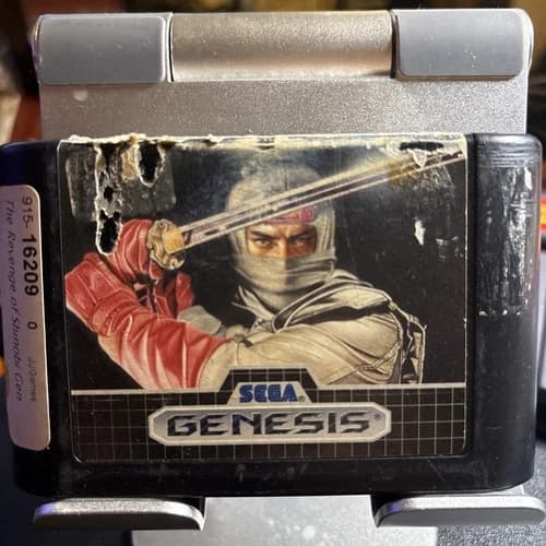 Revenge of Shinobi Sega Genesis Cartridge Only W Spiderman/batman/Godzilla Boss