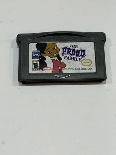 Game Boy Advance The Proud Family Cart Only