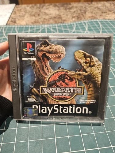 Jurassic Park Warpath - PS1 - Playstation 1 - Missing Cover - Black Label